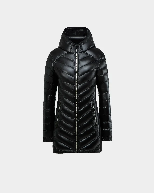 Cosette Women's Glossy Quilted Light Down Jacket