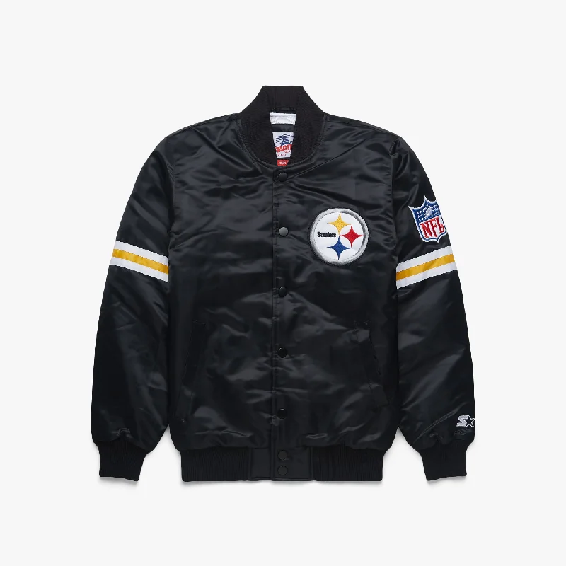 HOMAGE X Starter Steelers Satin Jacket