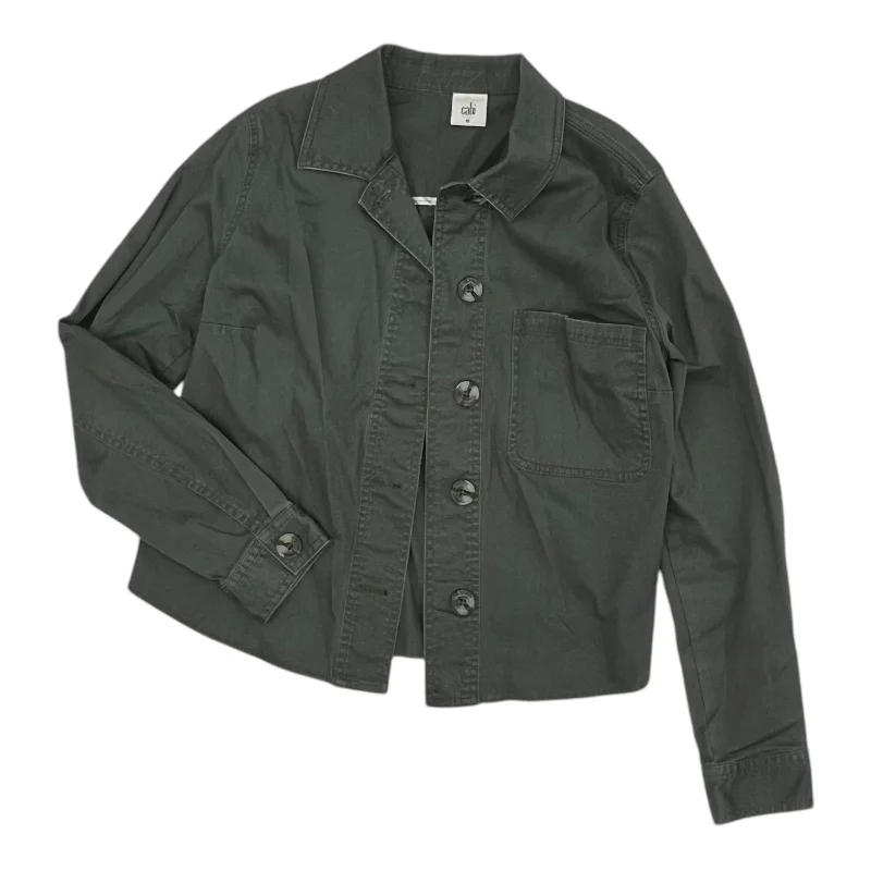 Jacket Shirt By Cabi In Green, Size:M