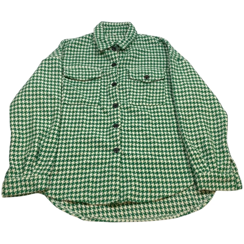 Jacket Shirt By Cme In Green, Size: M